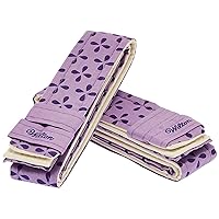 Bake-Even Cake Strips for Evenly Baked Cakes, 2-Piece Set, Purple, Fabric