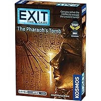 Exit: The Pharaoh's Tomb | Exit: The Game - A Kosmos Game | Kennerspiel Des Jahres Winner | Family-Friendly, Card-Based at-Home Escape Room Experience for 1 to 4 Players, Ages 12+