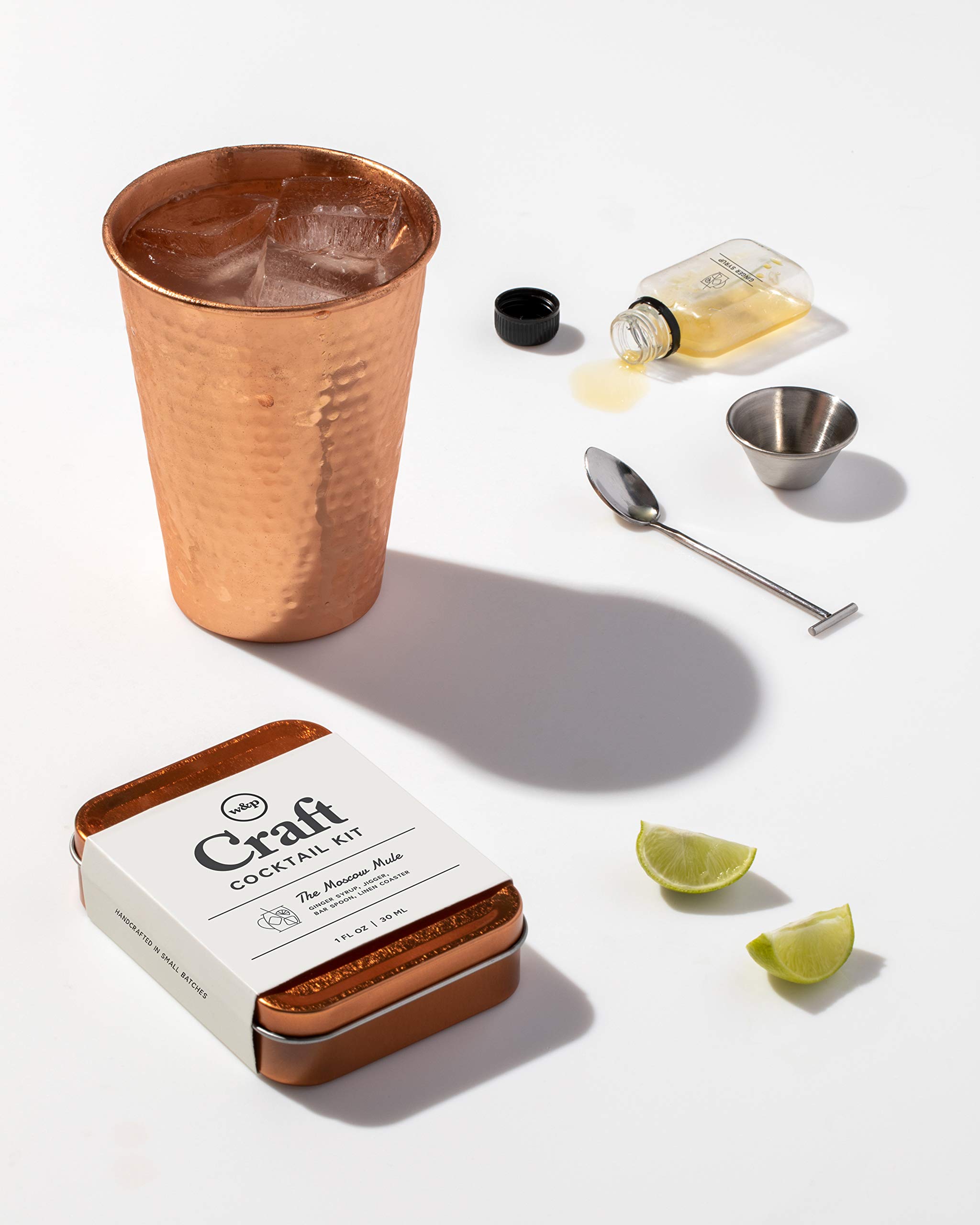 W&P Craft Cocktail Kit, Moscow Mule, Portable Kit for Drinks on the Go, Carry On Cocktail Kit, Makes A Great Gift
