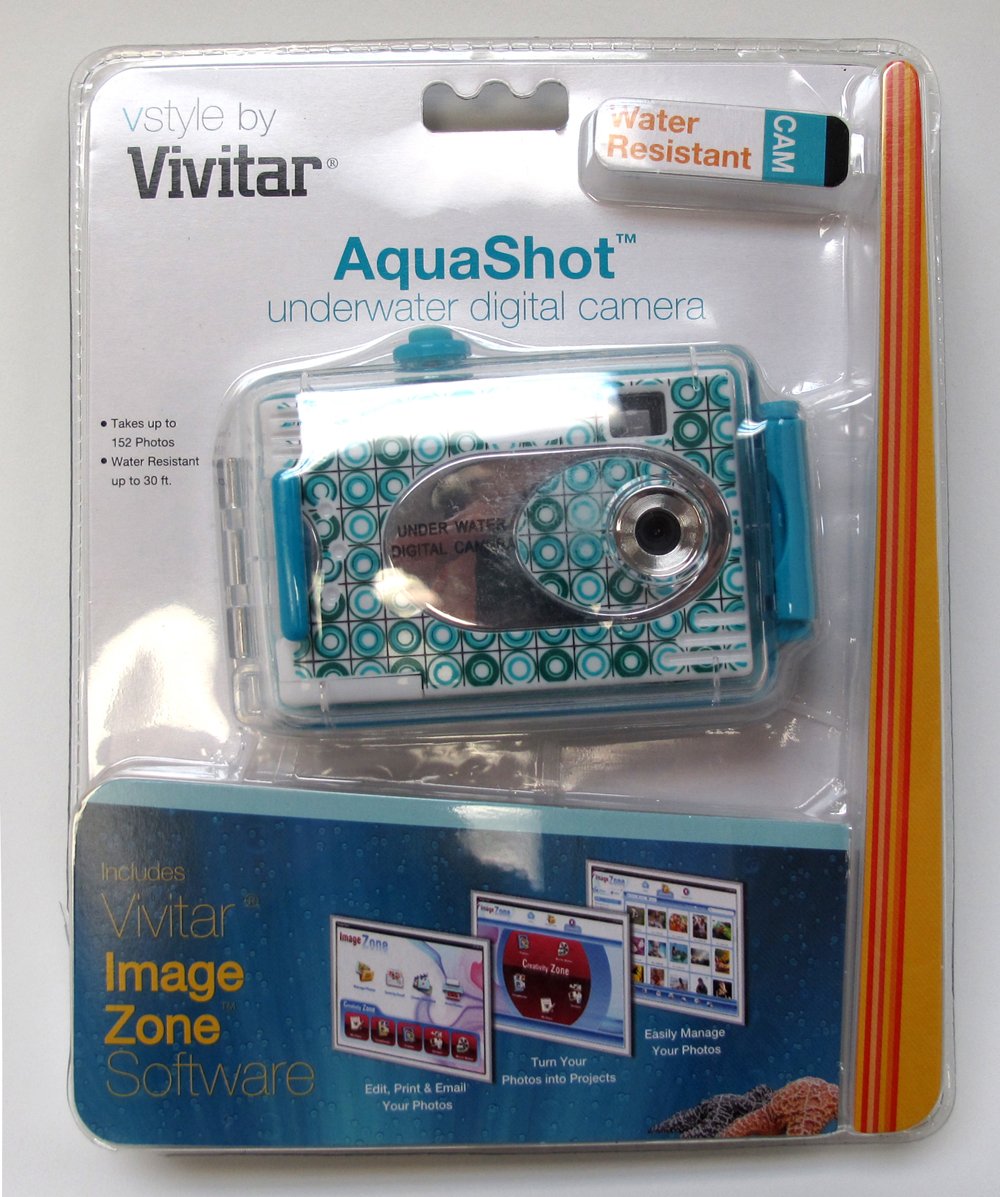 Aquashot Underwater Digital Camera, 26690-RITE - Assorted
