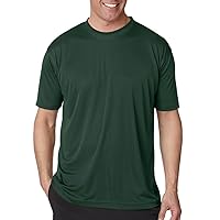 Men's Cool & Dry Sport Performance Interlock T-Shirt XL FOREST GREEN