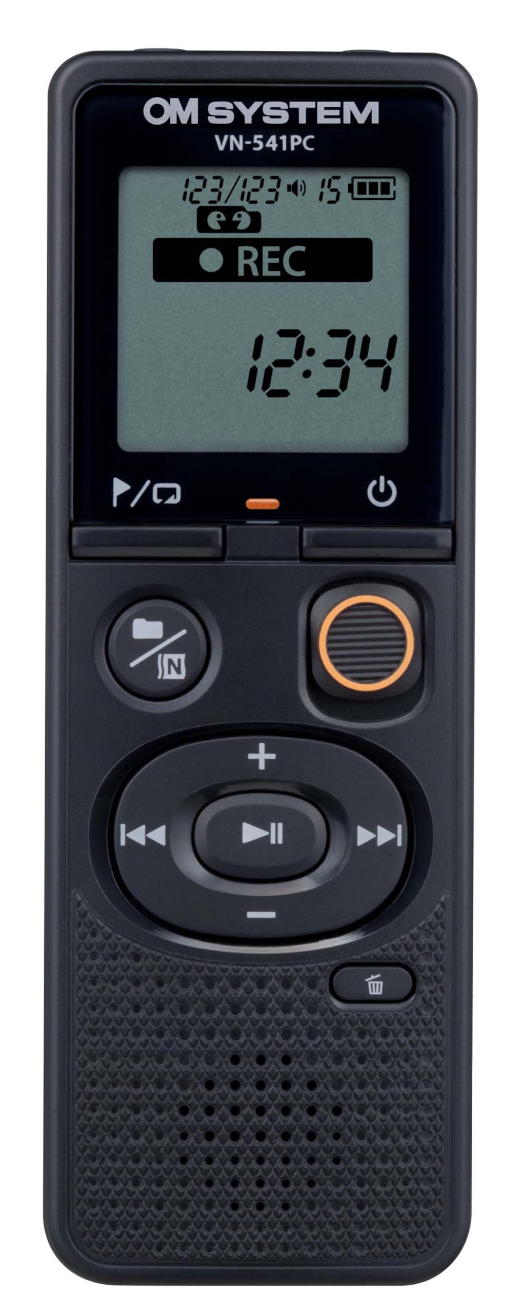 OM SYSTEM Olympus VN-541PC Digital Voice Recorder with one-Touch Recording, Noise-Cancellation Function, 4GB Memory, Four Scenes Recording, Includes a Micro-USB Cable.