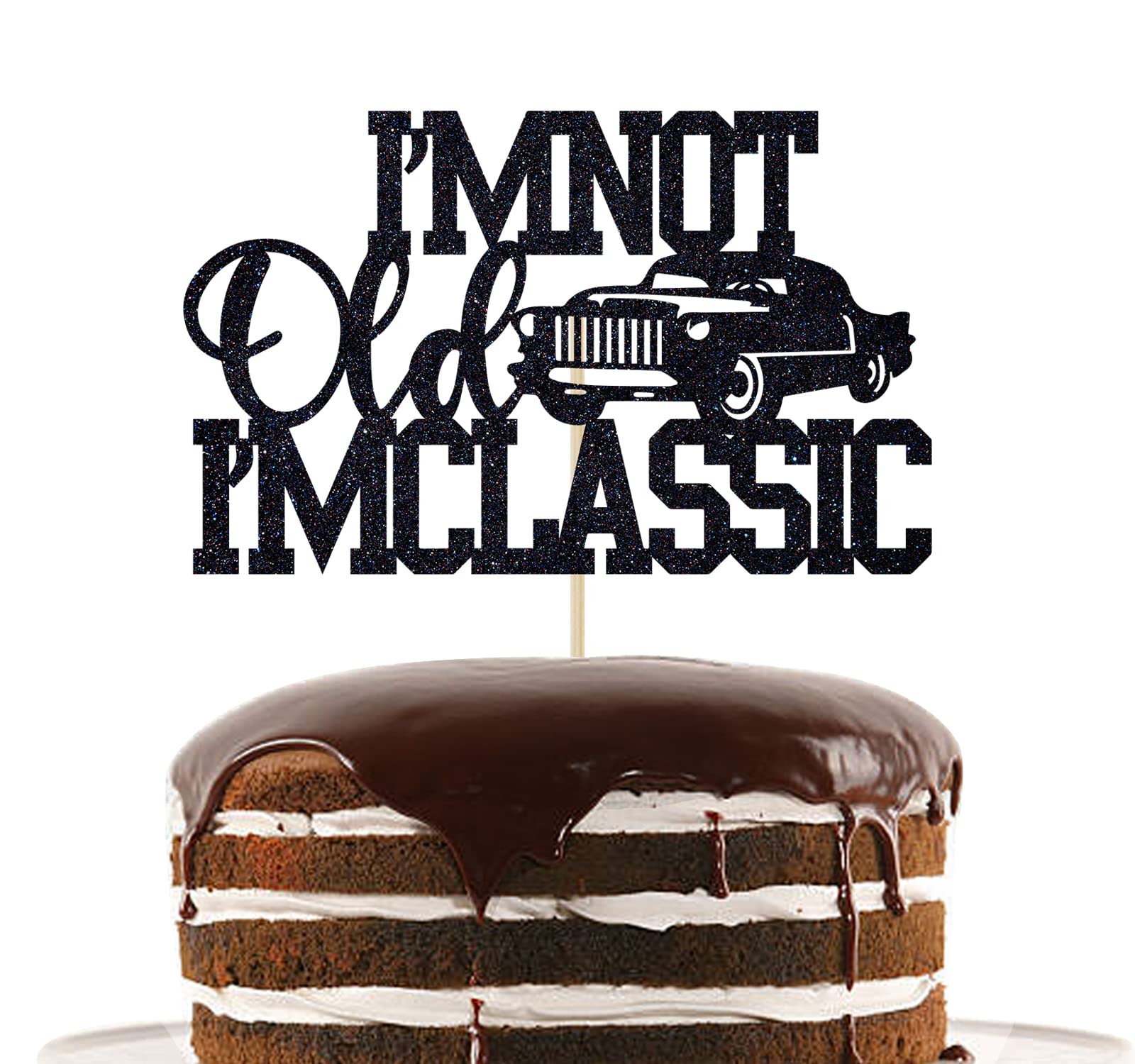 Mua I\'m Not Old I\'m Classic Cake Topper, Vintage Car Birthday Cake ...