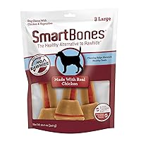 SmartBones Large Chews, Treat Your Dog to a Rawhide-Free Chew Made with Real Meat and Vegetables