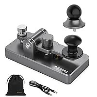 Morse Code Key Telegraph Key Grey and Ball Buttons Replacement Head Grey
