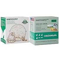 HARTOMPET Better Than Dried Mealworms for Chickens 5 lbs - 85X Calcium Than MealWorms - Non-GMO Chicken Feed Additive - Black Soldier Fly Larvae Treats for Hens, Ducks, Wild Birds
