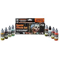 Vallejo Special Effects Paint Set, White, 0.5 Fl Oz (Pack of 8)