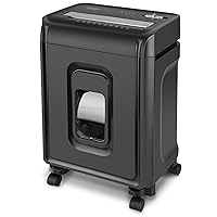 Aurora AU830MA High-Security 8-Sheet Micro-Cut Paper and Credit Card Shredder/ 20 Minutes/Security Level P-5