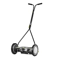 Earthwise 1715-16EW 16-Inch 7-Blade Push Reel Lawn Mower, Grey