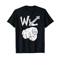 Wanker, W+ Anchor, Funny Anchor, Pointing Hand, By Yoraytees T-Shirt