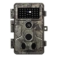 A3 Trail Camera 32MP 1296p H.264 HD Video Clear 100ft No Glow Infrared Night Vision 0.1s Trigger Speed Motion Activated Waterproof Cam for Wildlife Deer Game Trail