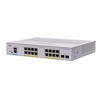 Business CBS350-16P-E-2G Managed Switch | 16 Port GE | PoE | Ext PS | 2x1G SFP | Limited Lifetime Protection (CBS350-16P-E-2G)