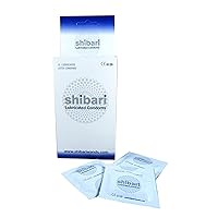 Shibari Male Condoms, Premium Lubricated Natural Rubber Latex Condom for Contraception and STI Protection, Ultra-Thin, Strawberry Scented, 12 Count
