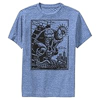 Marvel Universe Spiderman Stencil Boys Short Sleeve Tee Shirt