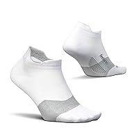 Elite Ultra Light No Show Tab Solid - Running Socks for Men & Women, Athletic Compression Socks, Moisture Wicking