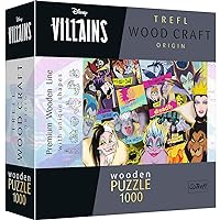 Trefl Disney Wood Craft 1000 Piece Jigsaw Puzzle Villains Reunion 20