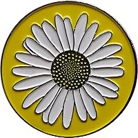 Daisy Golf Ball Marker and Matching Hat Clip