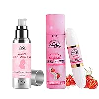 Ultimate Feminine Rejuvenation Combo - Virginity Wand Strawberry and Coochie Tightening Balm Bundle, Vaginal Tightening Solution, Effective Vaginial Tightening Balm and Coochie Tightener
