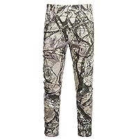 Men Camouflage Print Side Pockets Cargo Jeans