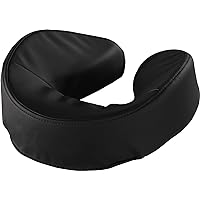 Master Massage Patented Ultra Plush Memory Foam Face Cushion Pillow Headrest, Black
