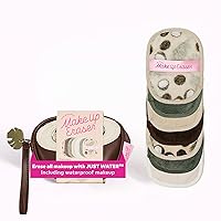 Makeup Eraser, 7-Day Set, Erase All Makeup with Just Water, Including Waterproof Mascara, Eyeliner, Foundation, Lipstick, and More! Coconuts, 7 ct.