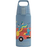 SIGG - Insulated Kids Bottle - Shield One Therm - For Carbonated Beverages - Dishwasher Safe - Stainless Steel - 17 Oz