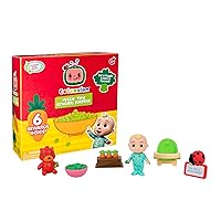CoComelon Veggie Time Surprise – 1 Figure and 5 Accessories to Collect - Features Favorite Character JJ - Surprise Accessories - Toys for Kids and Preschoolers