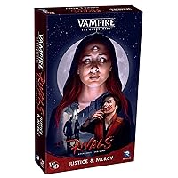 Renegade Game Studios Vampire: The Masquerade Rivals Expandable -Card Game: Justice & Mercy - Clan Card Game, Ages 14+, 2-4 Players, 30-70 Min