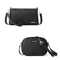 WESTBRONCO Crossbody Bag for Women Vegan Leather Wallet Purses Satchel Shoulder Bags Small Size