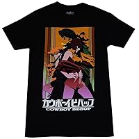 Great Eastern Entertainment Cowboy Bebop Men's Spike, Faye, Jet, Ed, and EIN T-Shirt