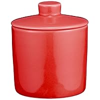Saikai Pottery 18297 Hasami Ware Common Sugar Pot, Red, Capacity: Approx. 3.4 fl oz (100 ml), Microwave and Dishwasher Safe