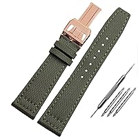 RAYESS Nylon Watch Band For IWC Portuguese Pilot Series 20mm 21mm 22mm Wristwatches Band Canvas Bracelet Black Blue Green Watch Strap