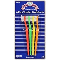 Toddler Toothbrushes, Yellow Multi, One Size, 1 Count