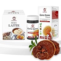 Ganoherb Reishi Mushroom Latte Coffee and Reishi Mushroom Capsules