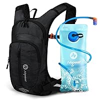 Hydration Pack Backpack for Women & Men, Lightweight Water Backpack with 2L Water Bladder for Hiking Cycling Running Biking