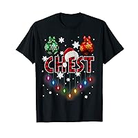 Chest-nuts Christmas Matching Boy Girl Couple Chest T-Shirt