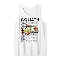 Goliath Tigerfish Fish 80's Monster Fish Keeper Tank Top