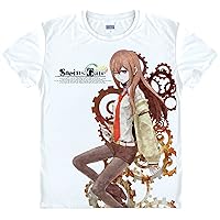 Anime Steins Gate T-Shirt Short Sleeve Shirt Sweatshirt Tops Tees Style