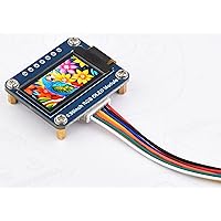 waveshare 0.96inch RGB OLED Display Module, 64×128 Resolution 65K Colors SPI Interface Embedded SSD1357 Driver Chip, 3.3V / 5V Operating Voltage Compatible with Arduino/Raspberry Pi/ STM32