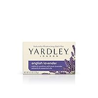 Yardley London English Lavender with Essential Oils Soap Bar, 4.25 oz Bar (Pack of 1)