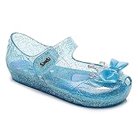 Princess Jelly Sandals for Girls Toddler Dress Up Shoes Cosplay Clear Sandals Summer Cute Little Kids Glitter Sparkle Party Dancing Mary Jane