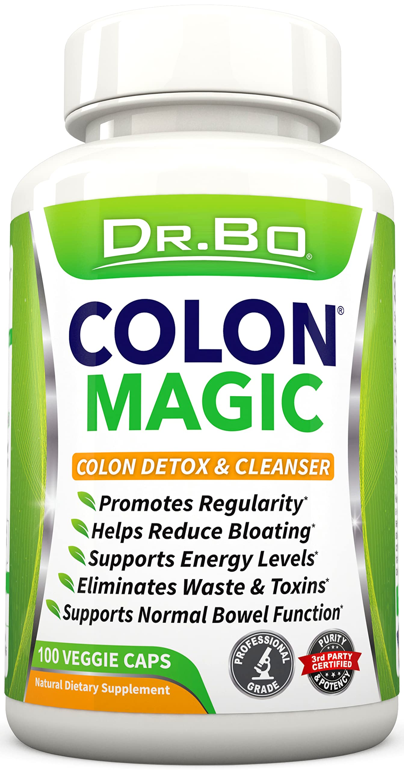 Colon Cleanse Detox Formula - Natural Bowel Cleanser Pills for Intestinal Bloating & Fast Digestive Cleansing - Daily Constipation Relief Supplement Gut, Belly, Stomach - Women Men Herbal Weight Flush