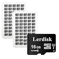 Factory Wholesale Micro SD Card 16GB U3 C10 Pack of 100 UHS-I in Bulk Micro SDXC with SD Adapter Produced by Authorized Licencee (100X16GB, U3)