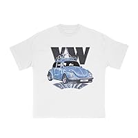 VW Beetle Unisex T Shirt | Oversized | True to FIT | 100% Cotton | Men & Women | Big Size DTG Print | Sewn Label