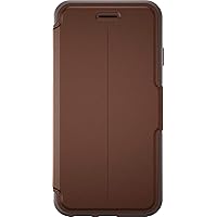OtterBox Strada Series Leather Wallet Case for iPhone 6/6S - Bulk Packaging - Saddle (Dark Brown/Brown/Brown Leather)