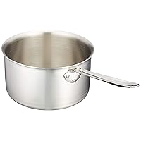 Endoshoji ASTH403 Commercial Torino Stew Pan, 8.3 inches (21 cm), Compatible with Induction Cookers, Aluminum Clad, 3-Layer Steel, Made in Japan