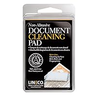 Lineco 2x3 Document Cleaning Pads with Grit-Free Powder - Soft, Grit-Free Powder That Absorbs and Cleans.