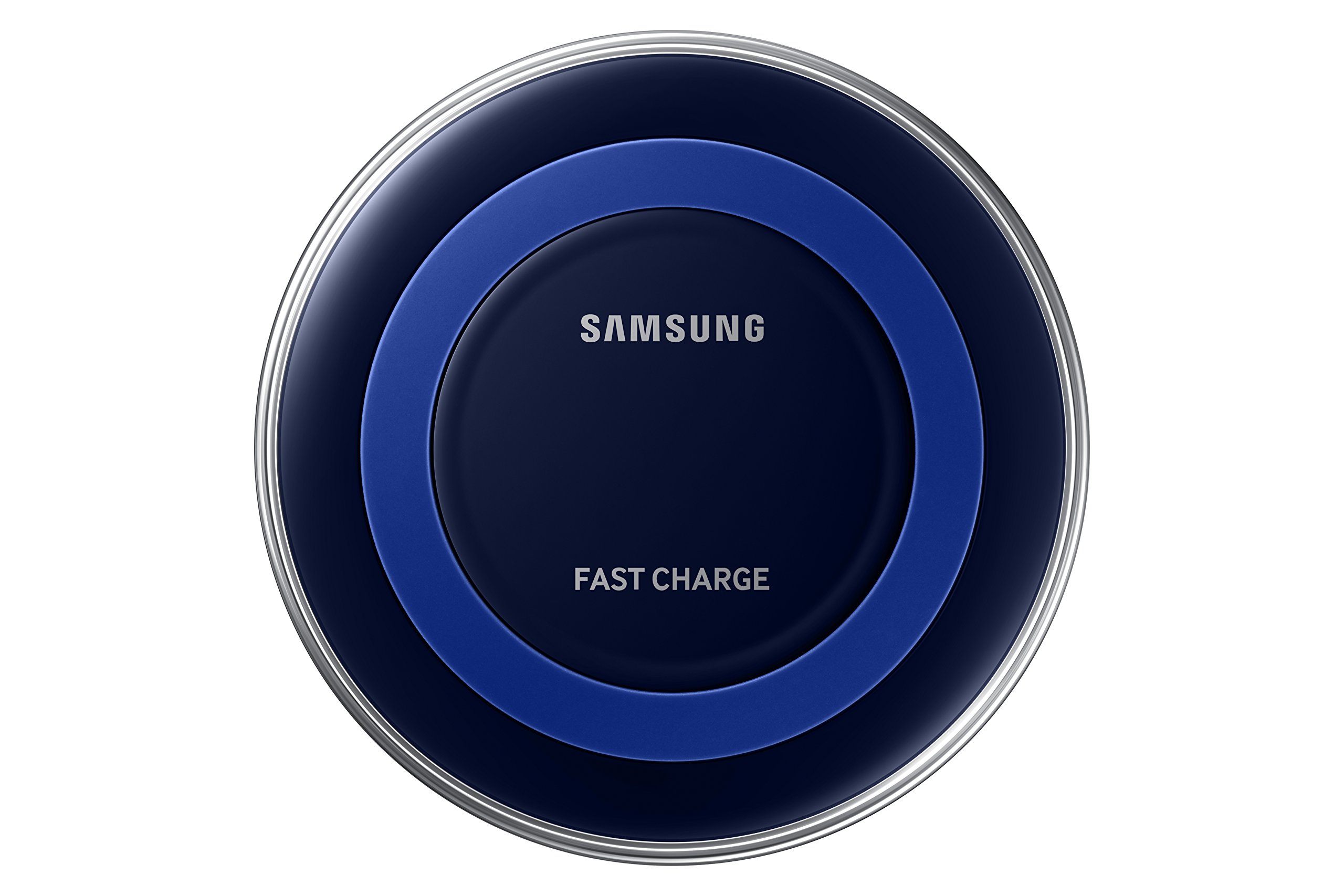 SAMSUNG Qi Certified Fast Charge Wireless Charger Pad (Special Edition) - US Version - Black/Blue