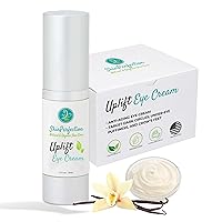 Revitalize Your Eyes: Uplift Anti-Aging Eye Cream for Dark Circles, Wrinkles & Puffiness Peptide Complex Haloxyl Lift Tighten Droopy Lids Argireline Matrixyl Pepha Tight .5 oz