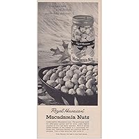 1960 Royal Hawaiian Macadamia Nuts: Rare Nuts from Hawaii, Royal Hawaiian Macadamia Nuts Print Ad